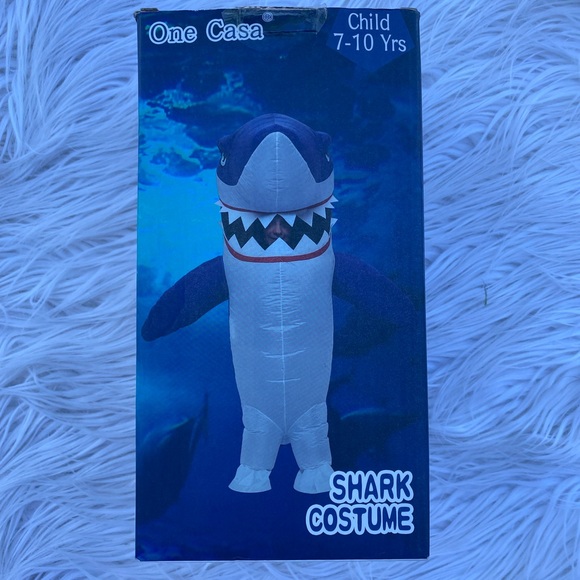 Kids inflatable shark costume (A3)